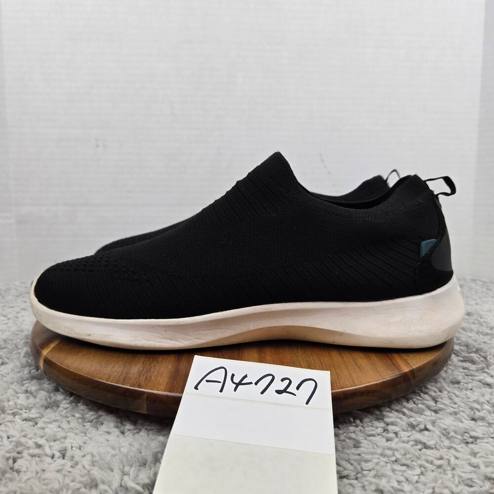 Vessi Mens 12 Everyday Move Slip-On Black Casual Lifestyle Comfort Daily Sneaker